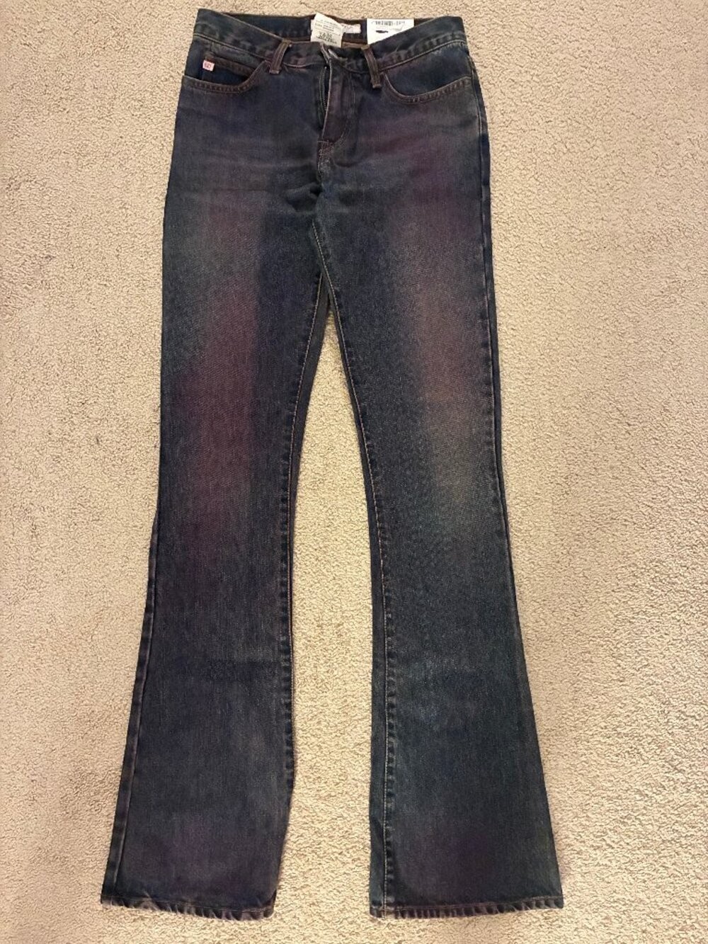 NWT Miss Sixty Tommy Bootcut Flare Jeans Dark Wash Made in Italy Size 24