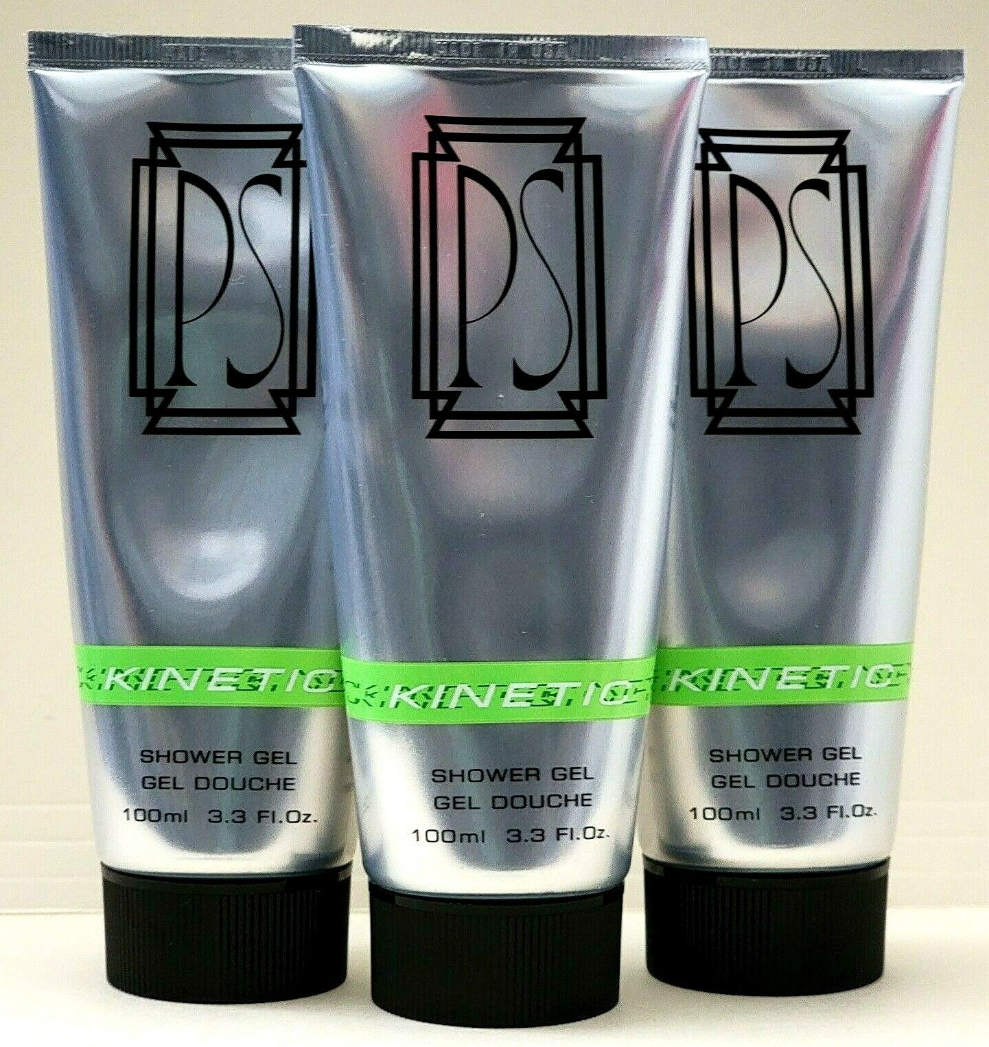 PS KINETIC SHOWER GEL 3.3 fl oz for MEN by PAUL SEBASTIAN (3 pk) PS KINETIC SHOWER GEL 3.3 fl oz for MEN by PAUL SEBASTIAN (3 pk)