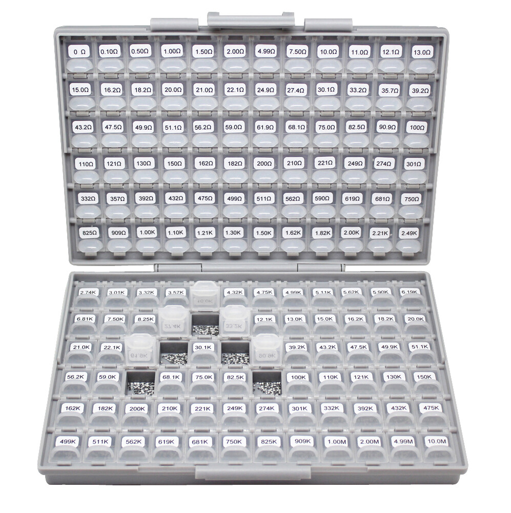 AideTek 0603 SMD SMT 1% RoHS 144 Values 100PC/value Sample Resistor kits USA