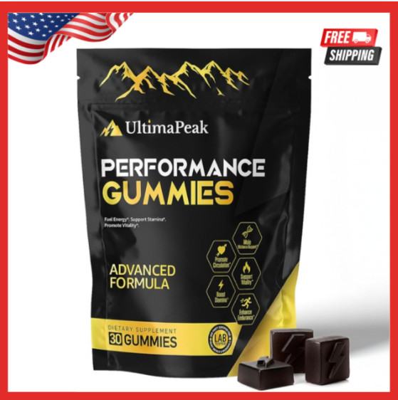 UltimaPeak Pure Himalayan Shilajit Gummies with 30 Count (Pack of 1)