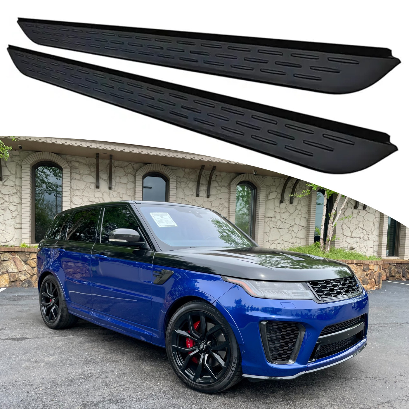 US STock 2pcs Running Boards Side Steps Fits For LR Range Rover Sport 2014-2021