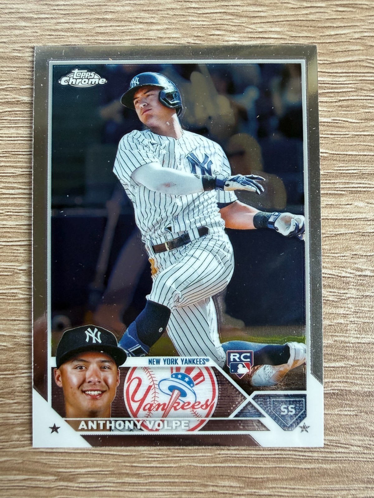 Anthony Volpe Rookie Card 2023 Topps Chrome #4 RC New York Yankees