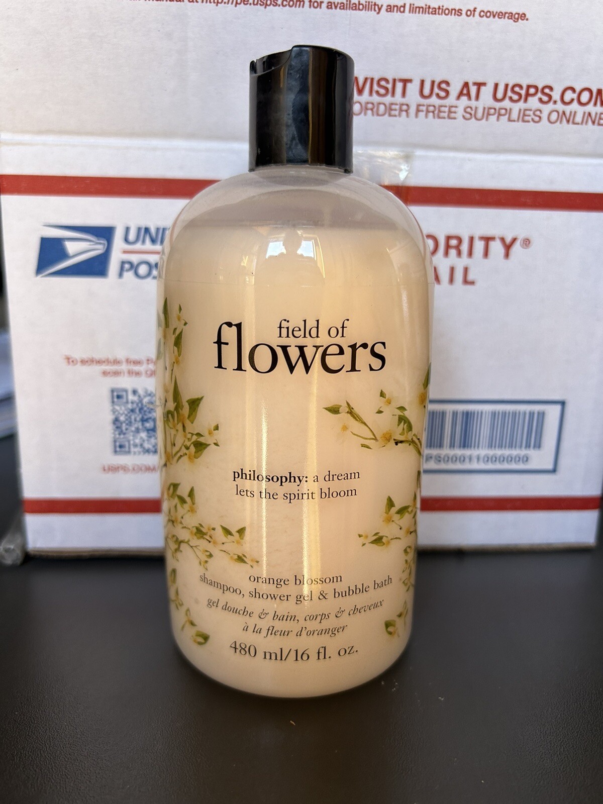 NEW PHILOSOPHY FIELD OF FLOWERS ORANGE BLOSSOM SHAMPOO SHOWER GEL BATH 16 OZ NEW PHILOSOPHY FIELD OF FLOWERS ORANGE BLOSSOM SHAMPOO SHOWER GEL BATH 16 OZ