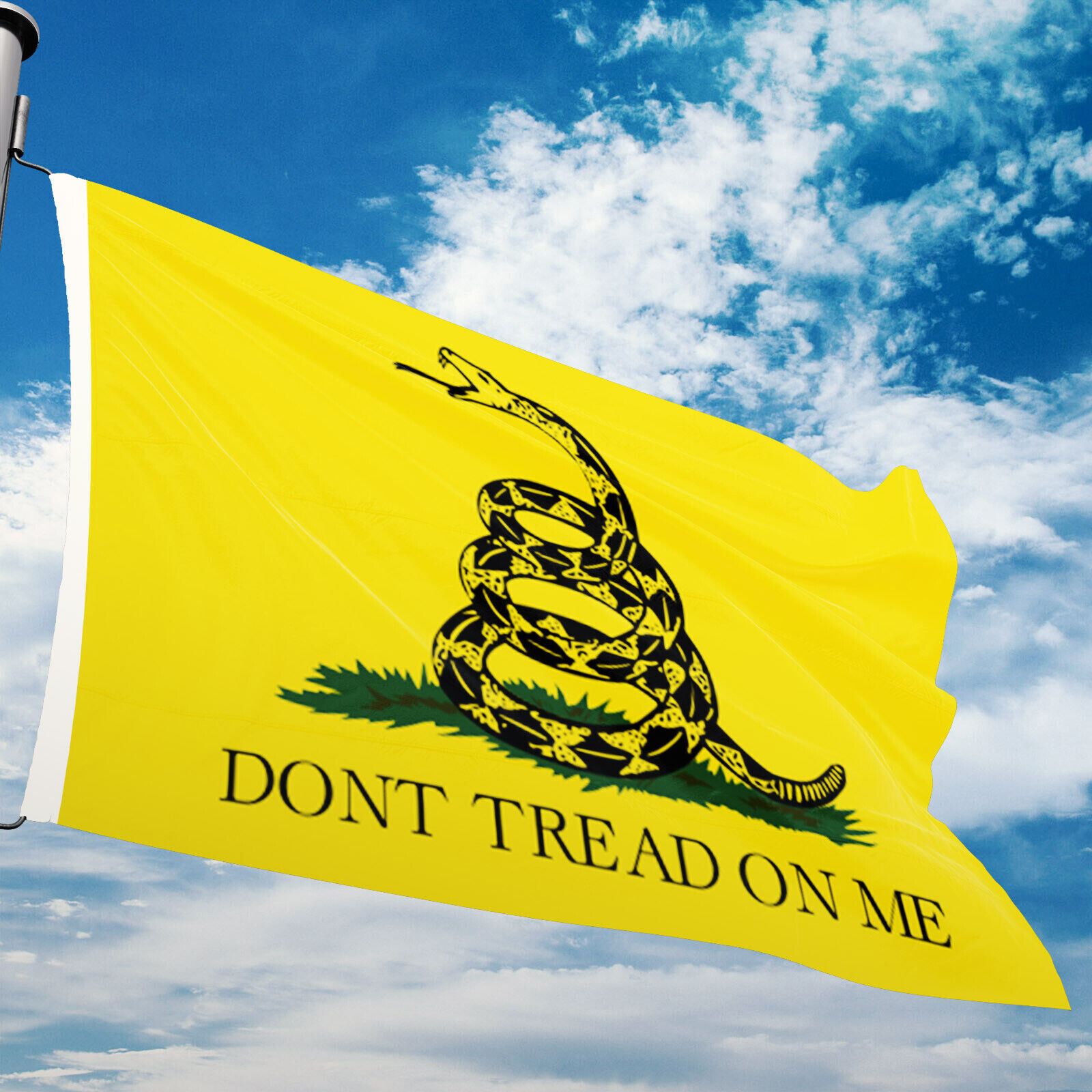 3x5 Gadsden Don\'t Tread on Me Flag 3\'x5\' House Banner grommets Super polyester 3x5 Gadsden Don\'t Tread on Me Flag 3\'x5\' House Banner grommets Super polyester