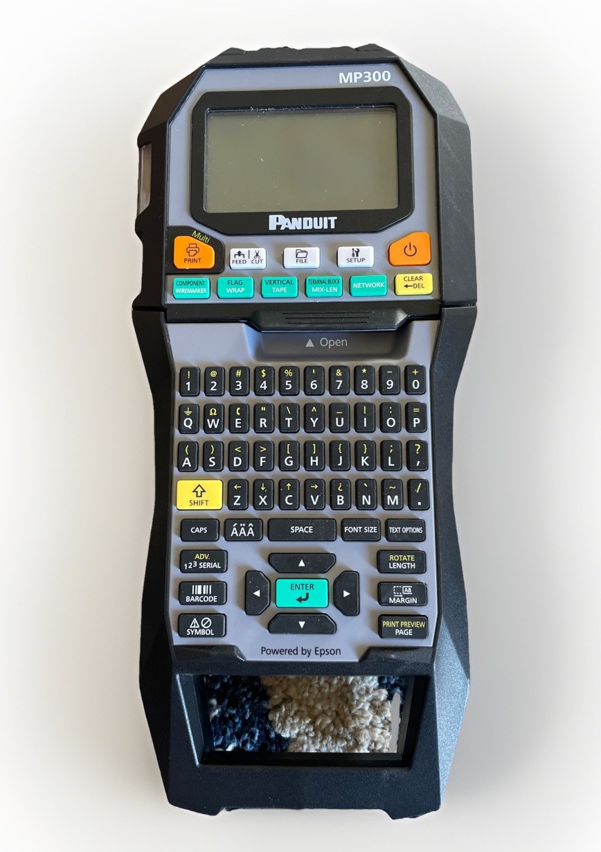 Panduit MP300 Printer Wireless Industrial Label Mobile Barcodes Serial Field Panduit MP300 Printer Wireless Industrial Label Mobile Barcodes Serial Field