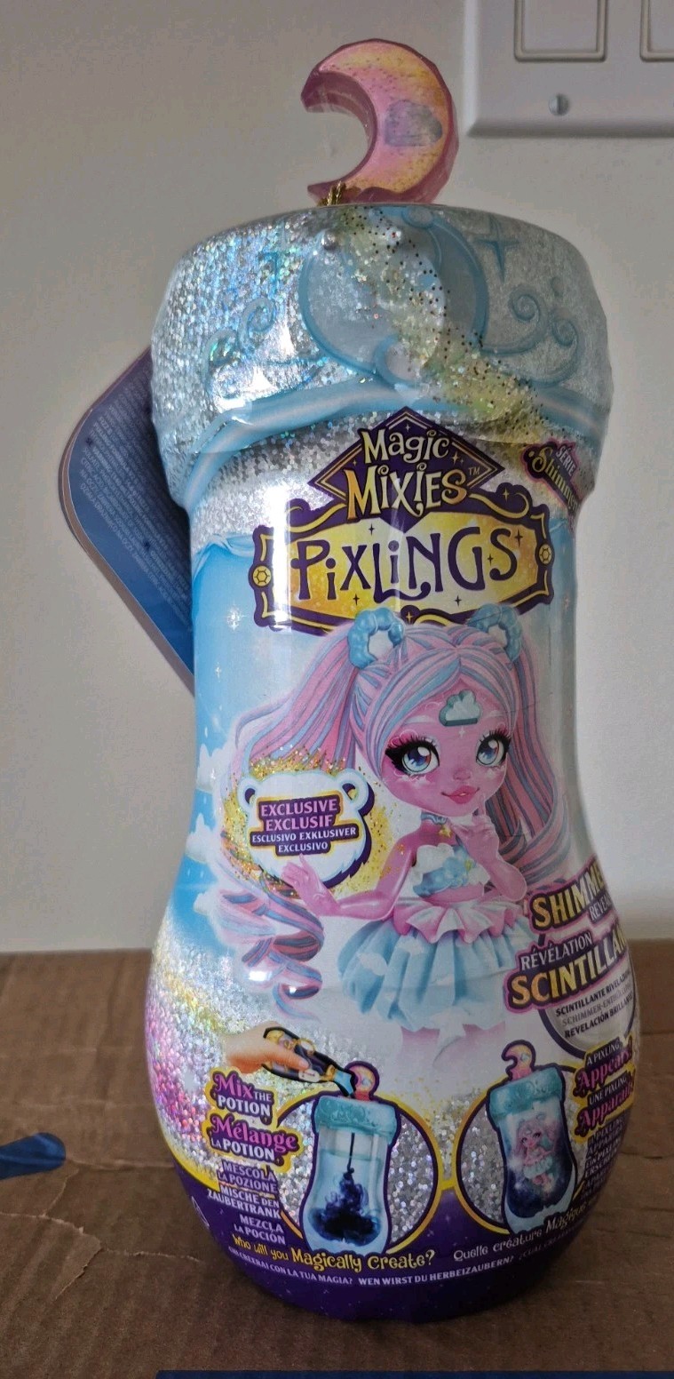 Magic Mixies Pixlings Bearlinda Doll 6.5 Inch Shimmerverse with Potion Bottle Magic Mixies Pixlings Bearlinda Doll 6.5 Inch Shimmerverse with Potion Bottle