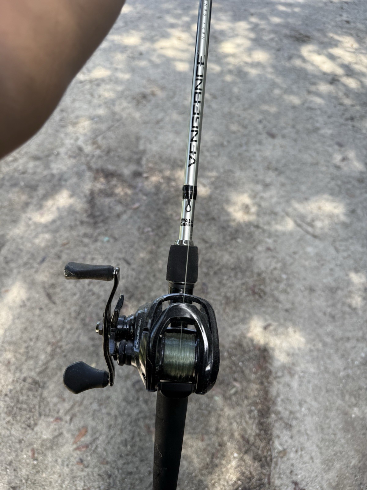 Abu Garcia Vengeance Baitcaster, 7ft, Medium Heavy Power,Fast Action,Left handed