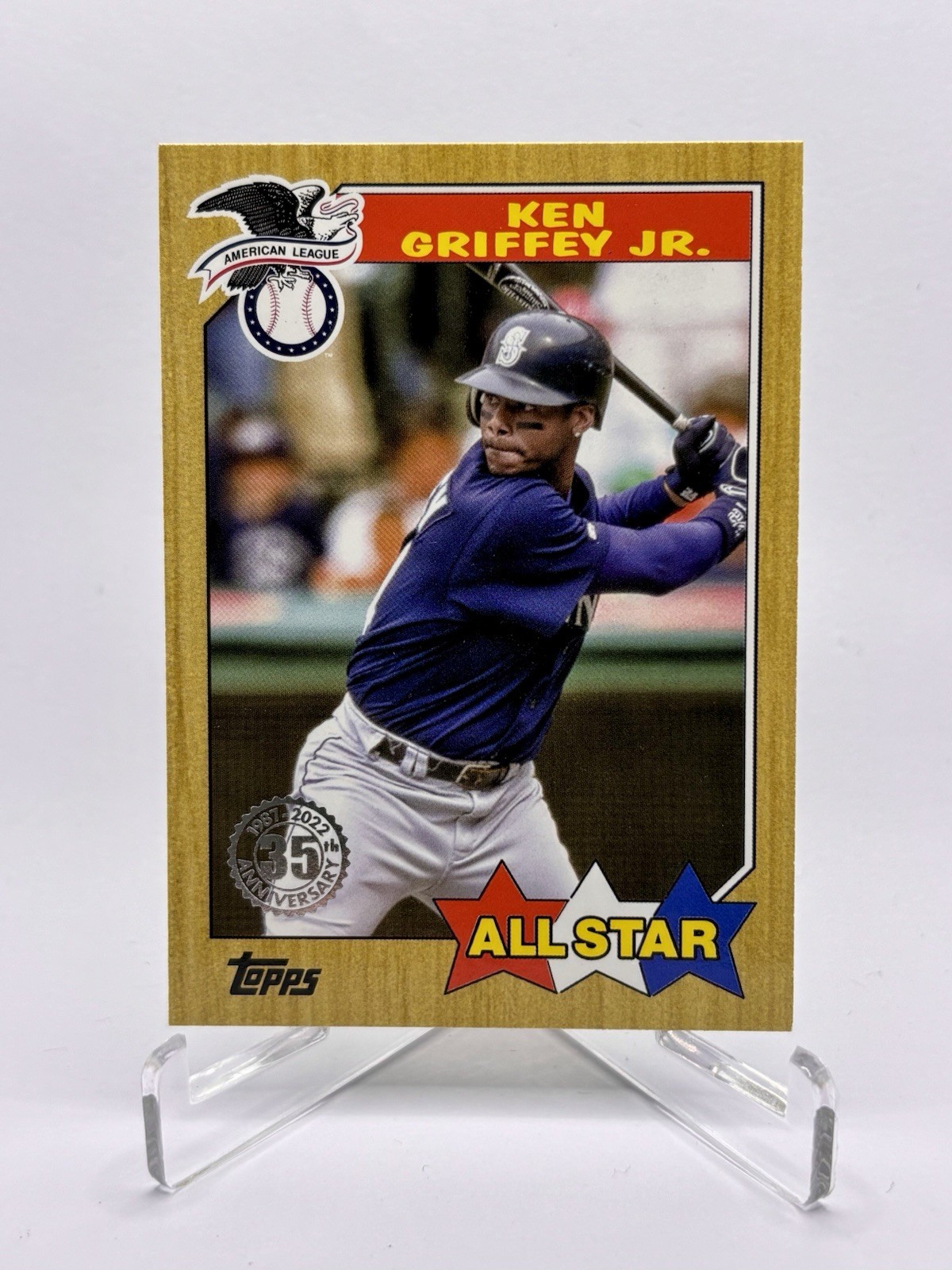 2022 Topps Series 2 Ken Griffey Jr 1987 Topps All Star Baseball #87AS-5 Mariners