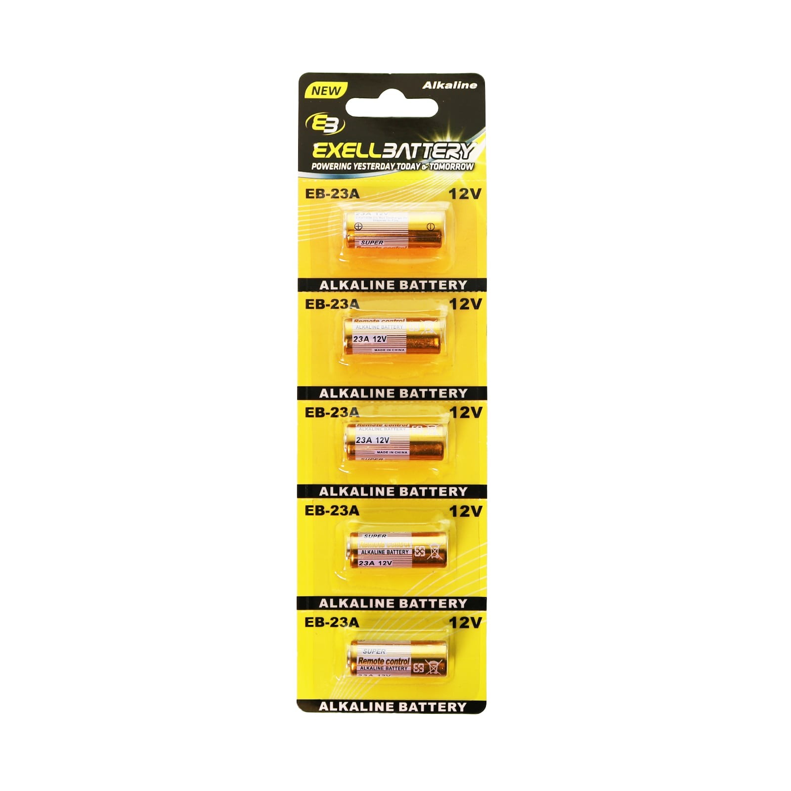 5pk 23A 12V Alkaline Battery Replaces E23A EL12 K23A L1028 8F10R V23GA USA SHIP