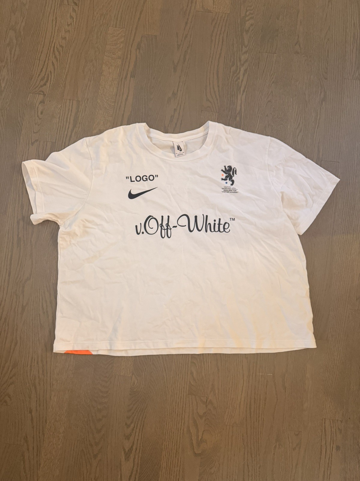 Nikelab X OFF-WHITE Mercurial NRG X Tee White Size XXL Nikelab X OFF-WHITE Mercurial NRG X Tee White Size XXL