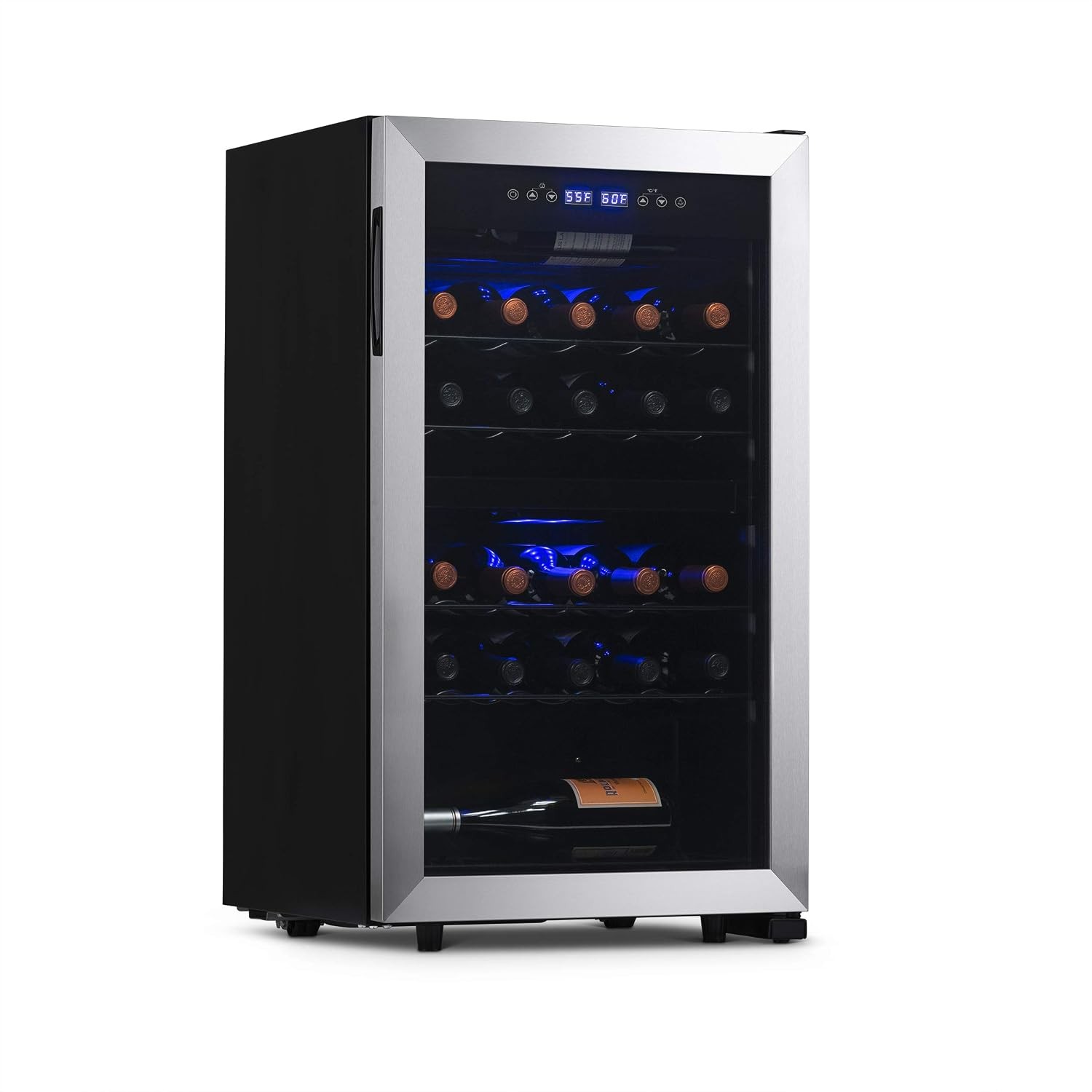 Newair NWC028SS01-RB Dual Zone Wine Fridge with Racks - Certified Refurbished Newair NWC028SS01-RB Dual Zone Wine Fridge with Racks - Certified Refurbished