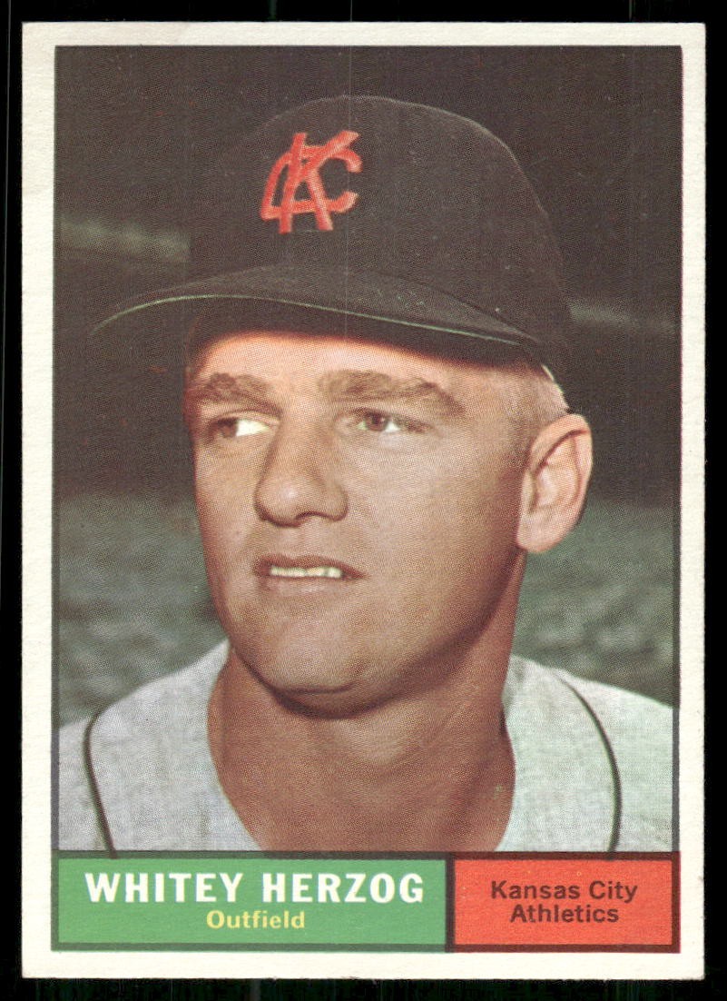 1961 Topps #106 Whitey Herzog 1961 Topps #106 Whitey Herzog