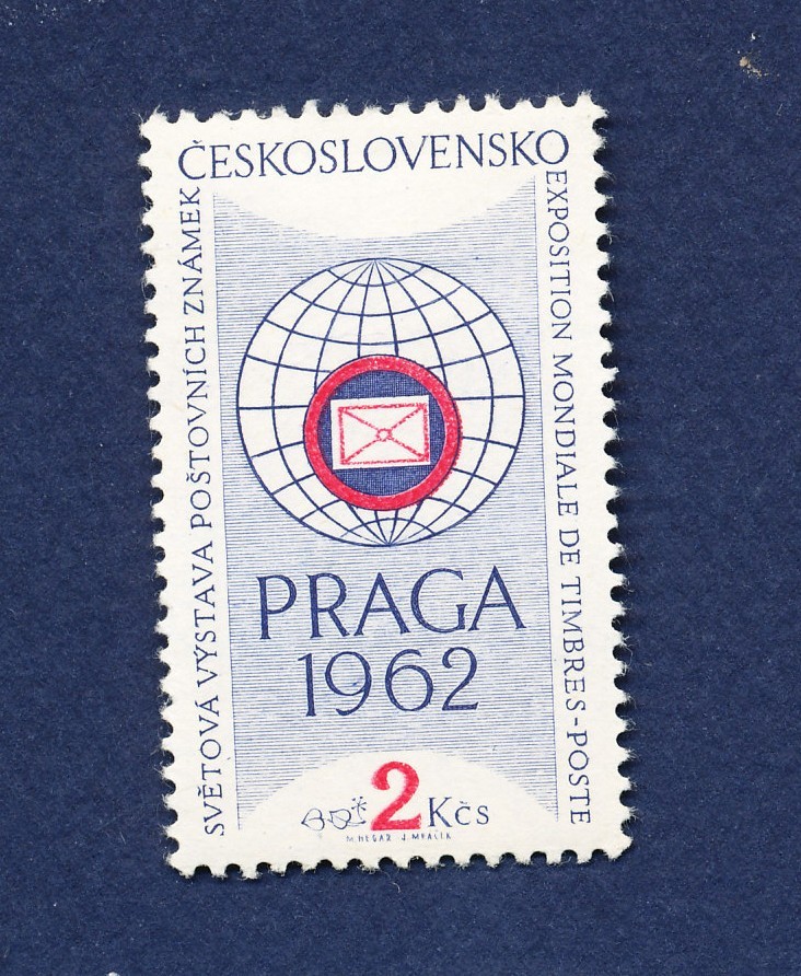 (86)   CZECHOSLOVAKIA - Scott 1030 - LH - Prage 62 - 1962