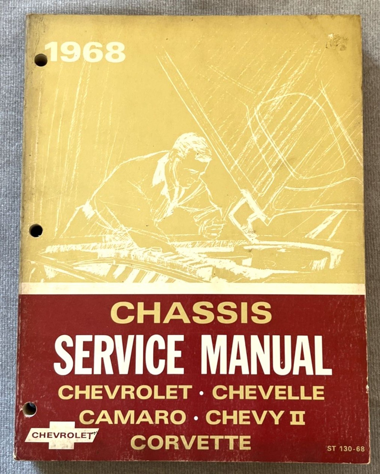 1968 Chevrolet Chevelle Camaro Chevy II Corvette Chassis Service Manual OEM GM