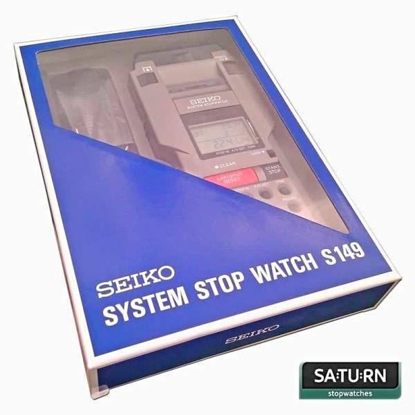 Seiko S149 Stopwatch Chronograph Blue/Gray Plastic (MPN SVAS013/S149)