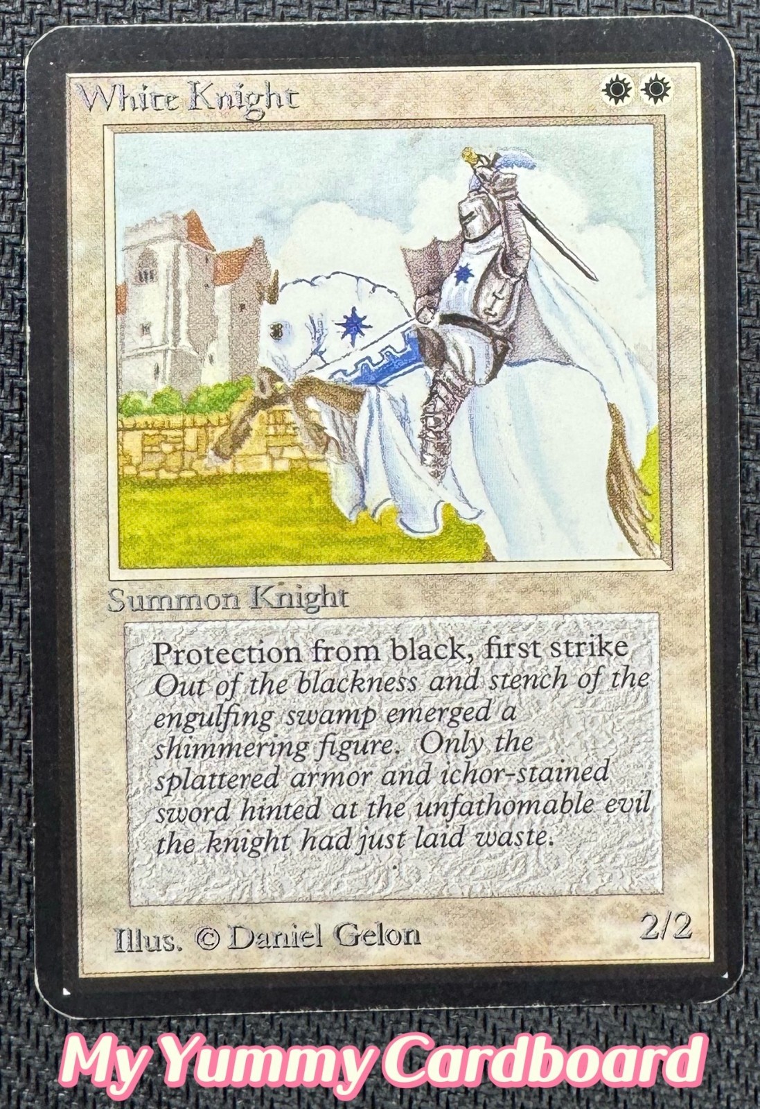 MTG Alpha White Knight — Moderately Played | Limited Edition Alpha 1993