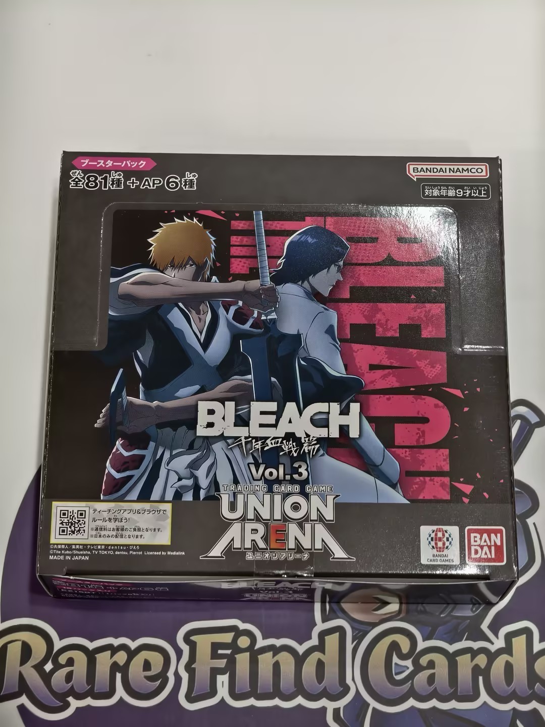 Union Arena Japanese EX15BT Bleach Thousand-Year Blood War Vol.3 Box Sealed