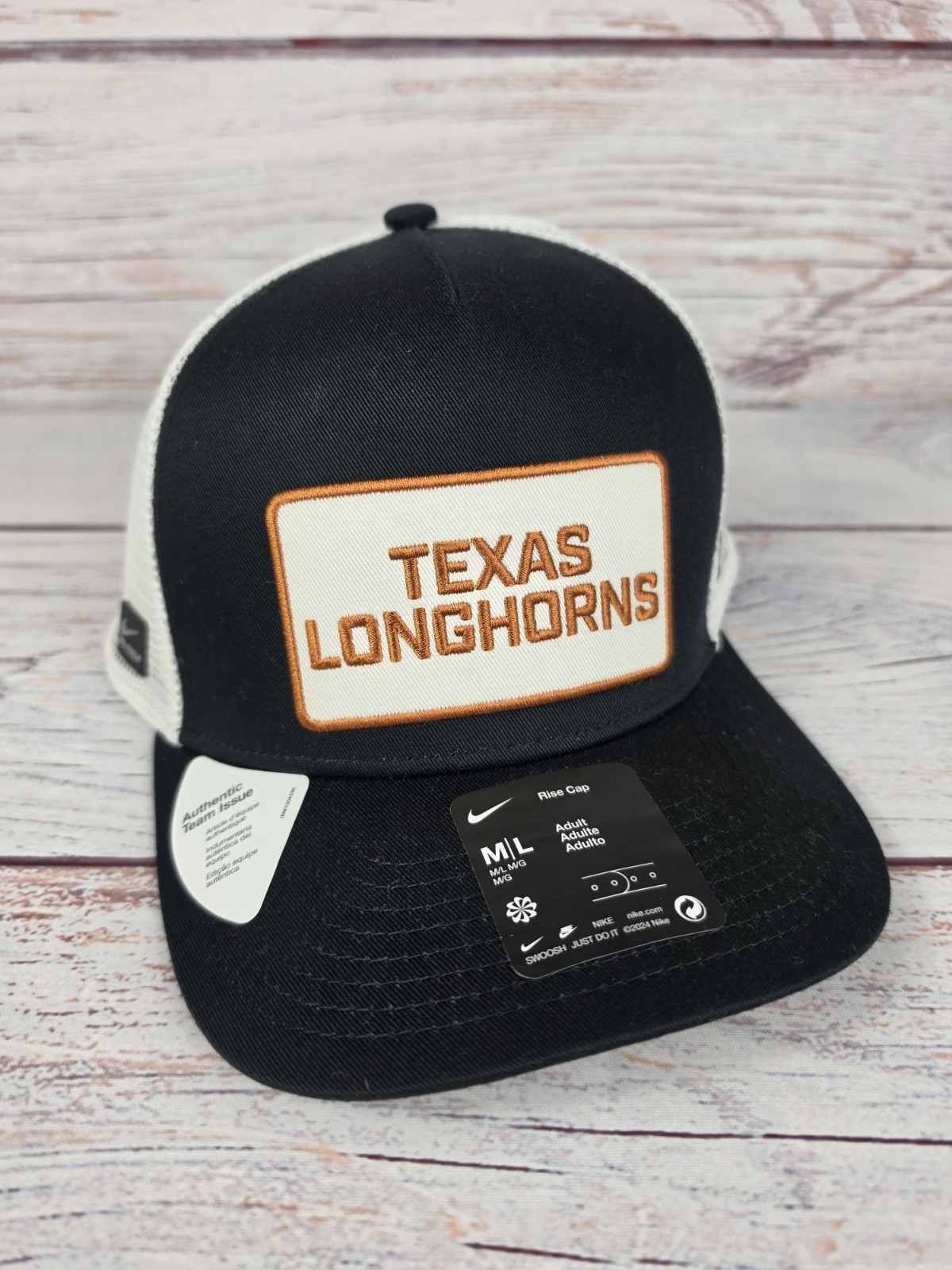 NEW Nike University Of Texas Longhorns Trucker Mesh Adjustable Hat M/L On Field NEW Nike University Of Texas Longhorns Trucker Mesh Adjustable Hat M/L On Field