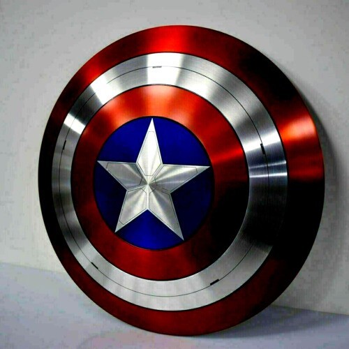 Falcon Shield Avenger's 18'' Captain America Shield Steel Metal movie Cosplay