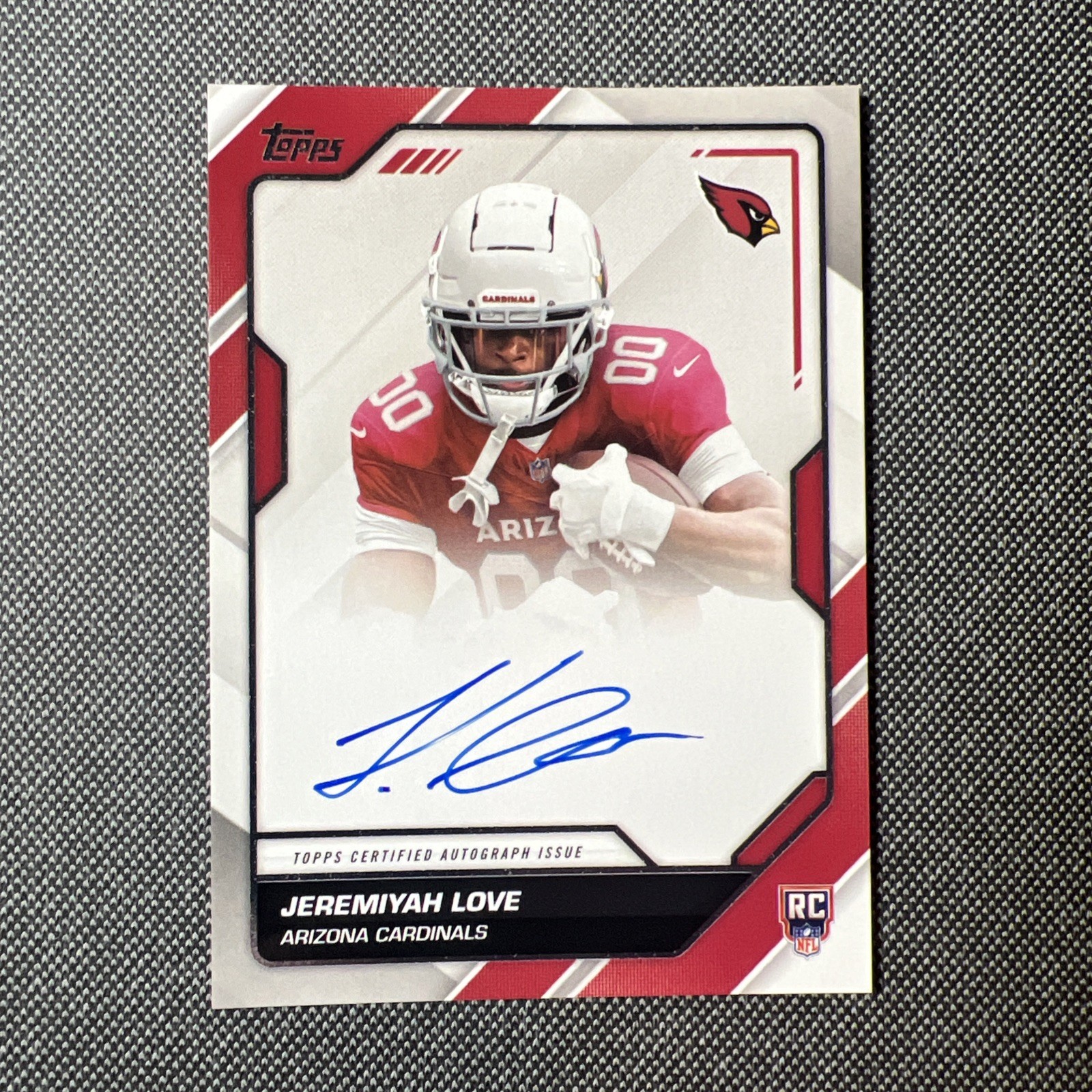 2026 Topps Flagship Football Jeremiah Love Rookie First Signatures On Card Auto 2026 Topps Flagship Football Jeremiah Love Rookie First Signatures On Card Auto