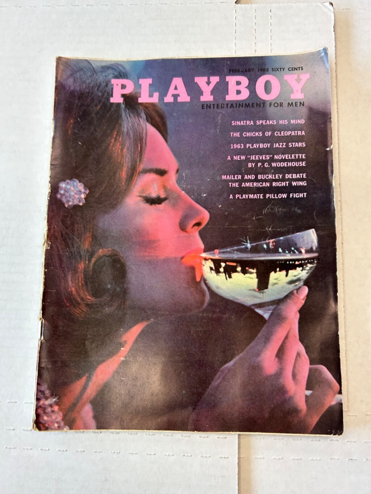 PLAYBOY MAGAZINE FEBRUARY 1963 FRANK SINATRA VG