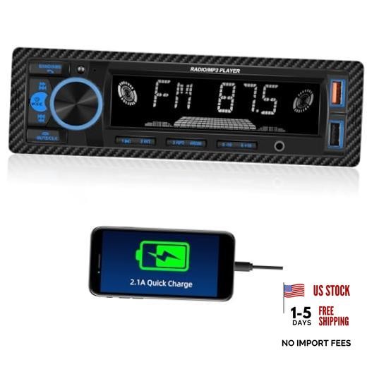 Single Din Bluetooth Multimedia Single DIn Car Stereo Radio - 1 Din MP3 Player