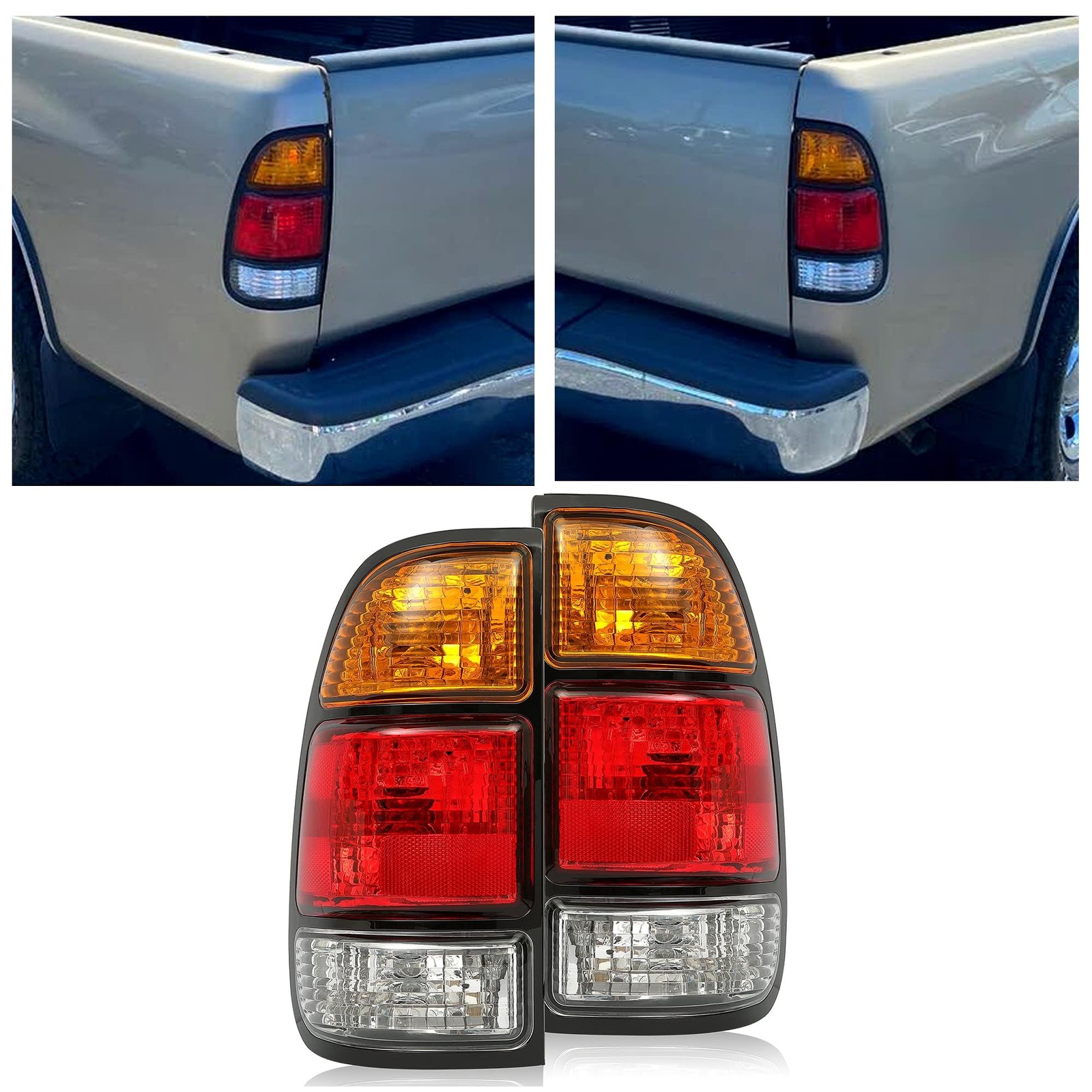 For 00-04 Toyota Tundra "FACTORY STYLE"Rear Brake Tail Lights Assembly