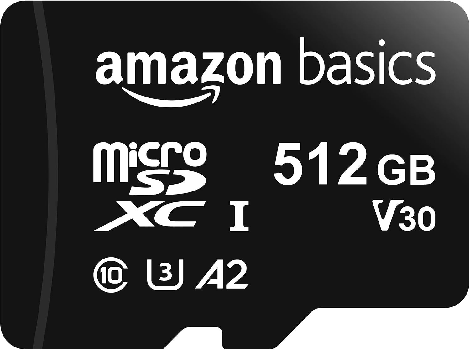 Amazon Basics 512GB microSDXC Memory SD Card with Full Size Adapter - New Sealed Amazon Basics 512GB microSDXC Memory SD Card with Full Size Adapter - New Sealed