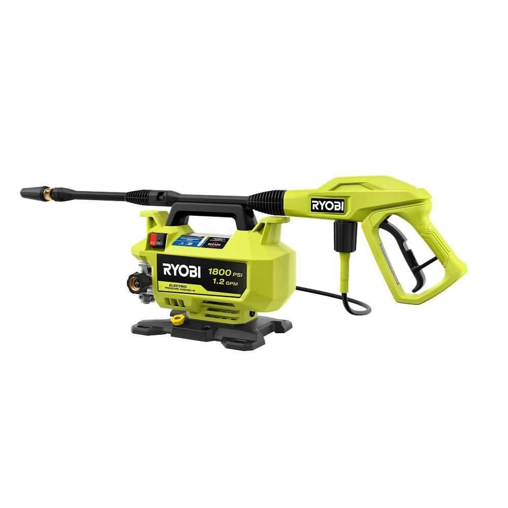 Ryobi 1800 PSI 1.2 GPM Cold Water Corded Electric Pressure Washer
