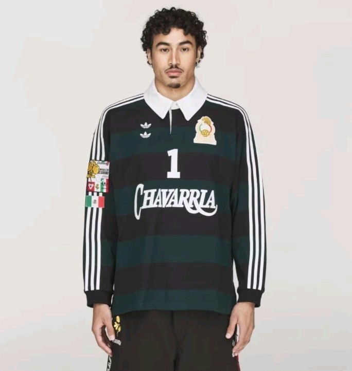 Adidas x Willy Chavarria LS Rugby Shirt S Small New Nwt Adidas x Willy Chavarria LS Rugby Shirt S Small New Nwt