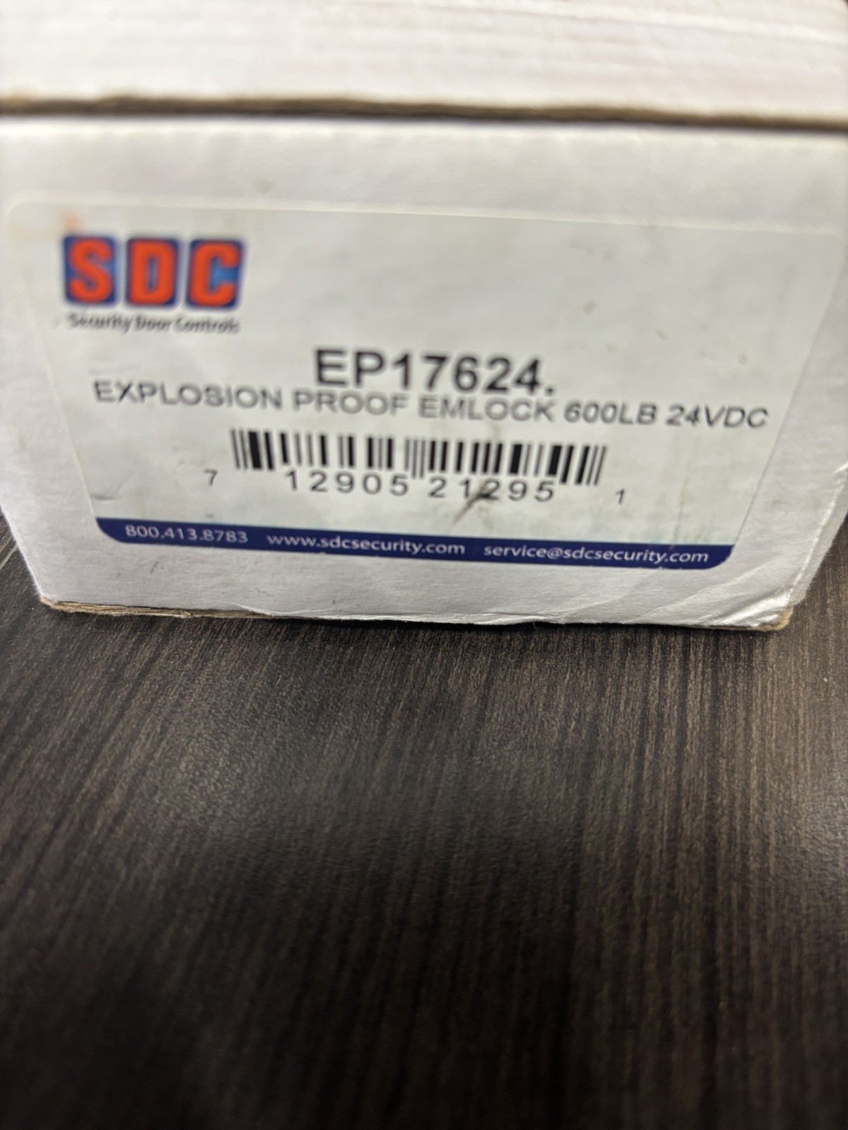 SDC EP17624 Single Explosion Proof Magnetic Lock, Conduit, 600LB [CTPA]