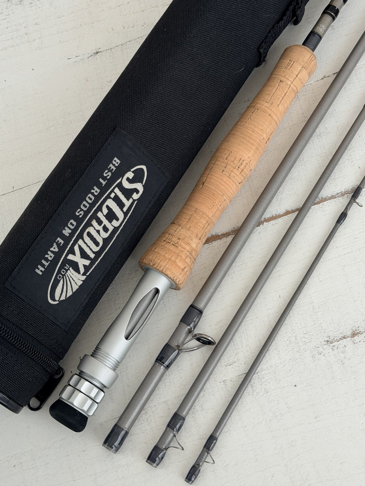 **BEAUTIFUL**🔥St CROIX BANK ROBBER STREAMER 6wt  9’ft~4pc Fly Rod🔥~LEGENDARY~