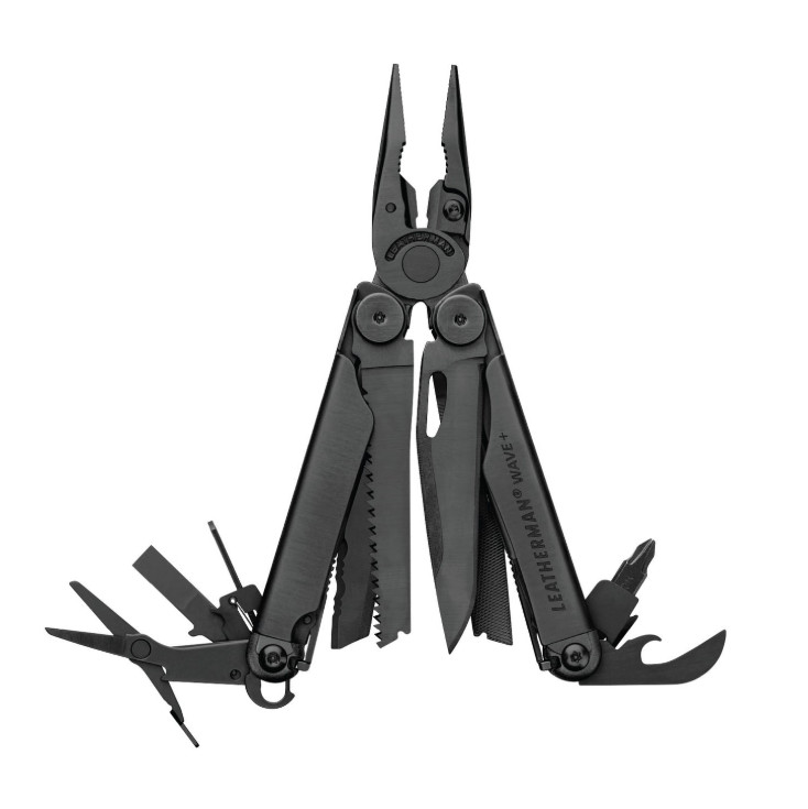 Leatherman Wave Plus 18-in-1 Multi-Tool Black Oxide With Original Sheath