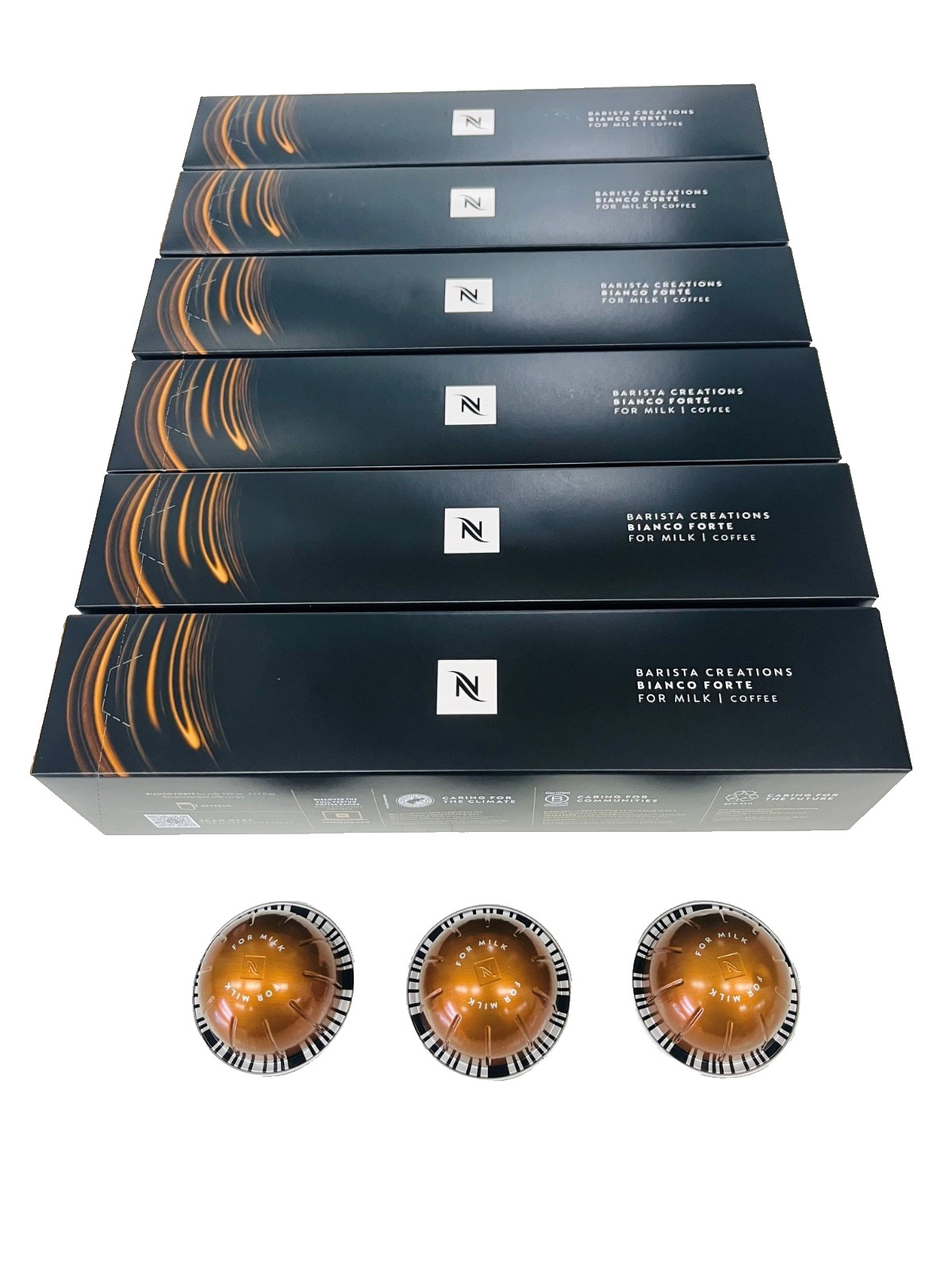 Nespresso Capsules Vertuo Bianco Forte Coffee, 60-count, 7.77 oz. | EXP: 2/28/27