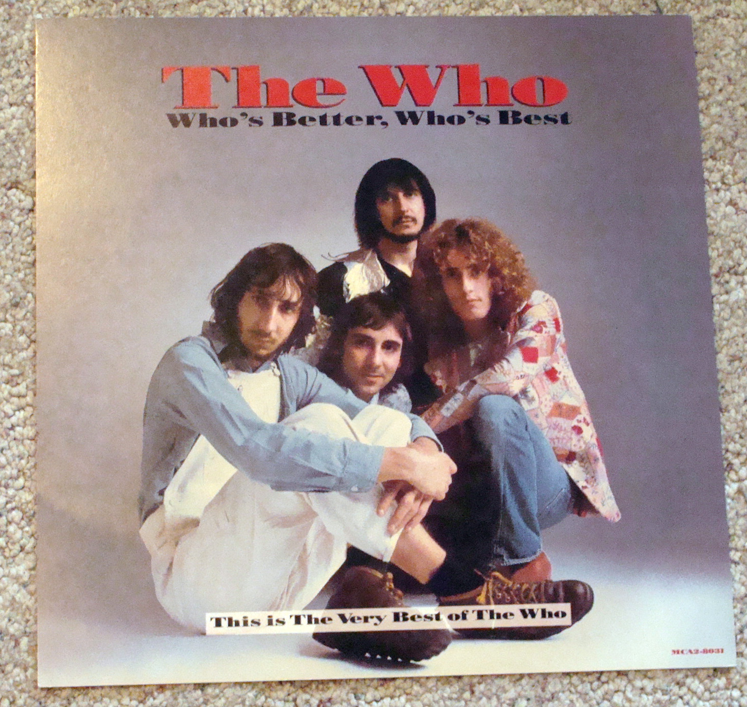 The WHO 25th Anniversary Who\'s Better Promotional Flat Record Store Promo POSTER
