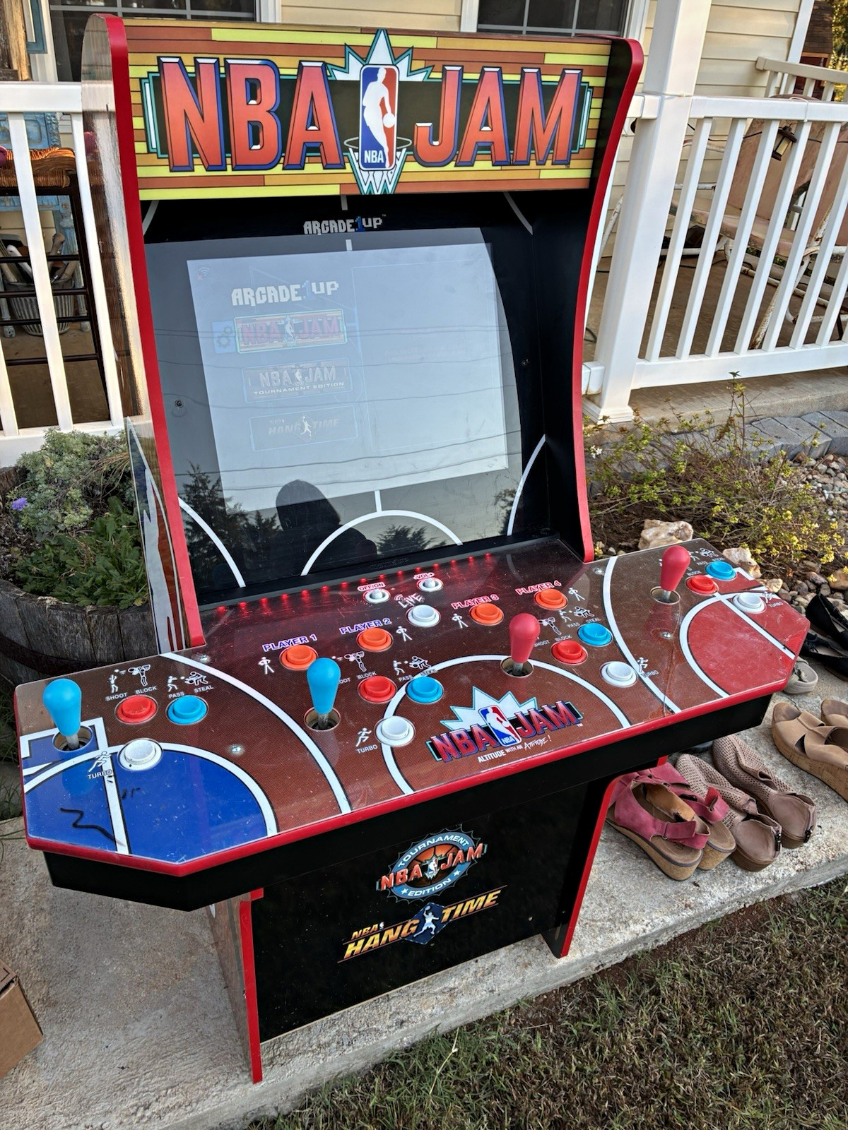 Arcade1Up NBA Jam Tournament Edition Upright Arcade Cabinet Machine (2020)
