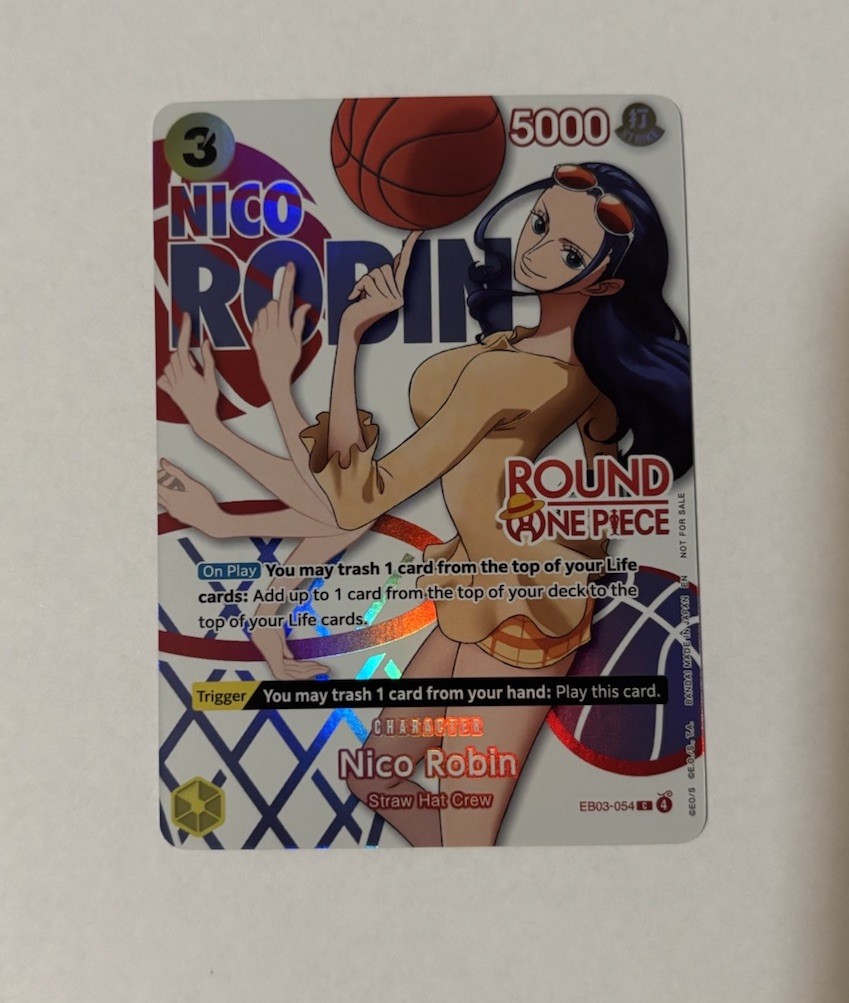 Nico Robin (Round 1 Promo) EB03-054 One Piece Promotion Cards Foil English