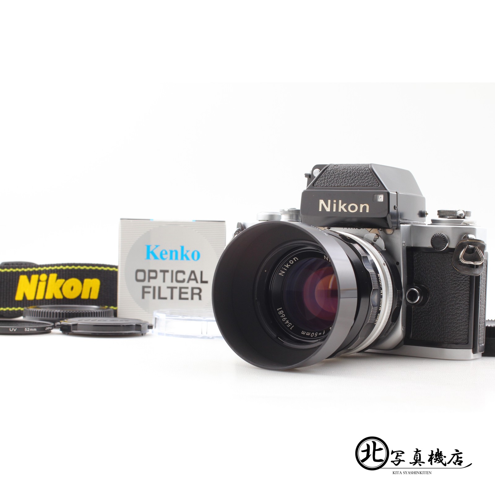 [MINT w/HOOD ] Nikon F2 photomic 35mm film camera 50mm f1.4 Lens From JAPAN