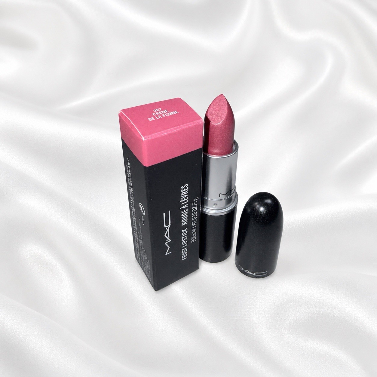 MAC Frost Lipstick Creme de la Femme #307  Original Formula Discontinued BNIB