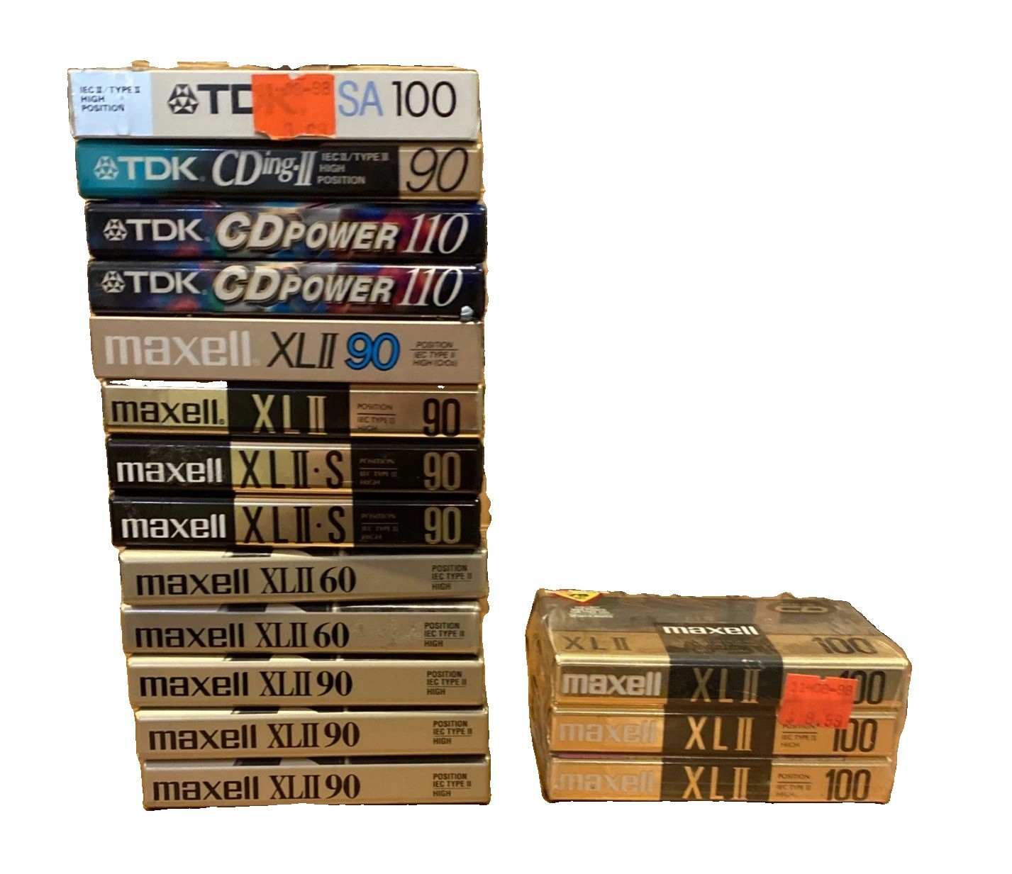 Lot of 15 Maxell/Tdk 3-pack SEALED Blank Audio Cassette Tapes Rare Vintage Tapes Lot of 15 Maxell/Tdk 3-pack SEALED Blank Audio Cassette Tapes Rare Vintage Tapes