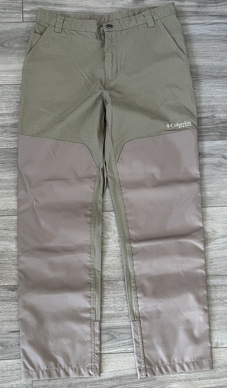 Columbia PHG Ptarmigan Pant Mens 34x32 Omni Shield Brown Khaki 1619001 Hunting