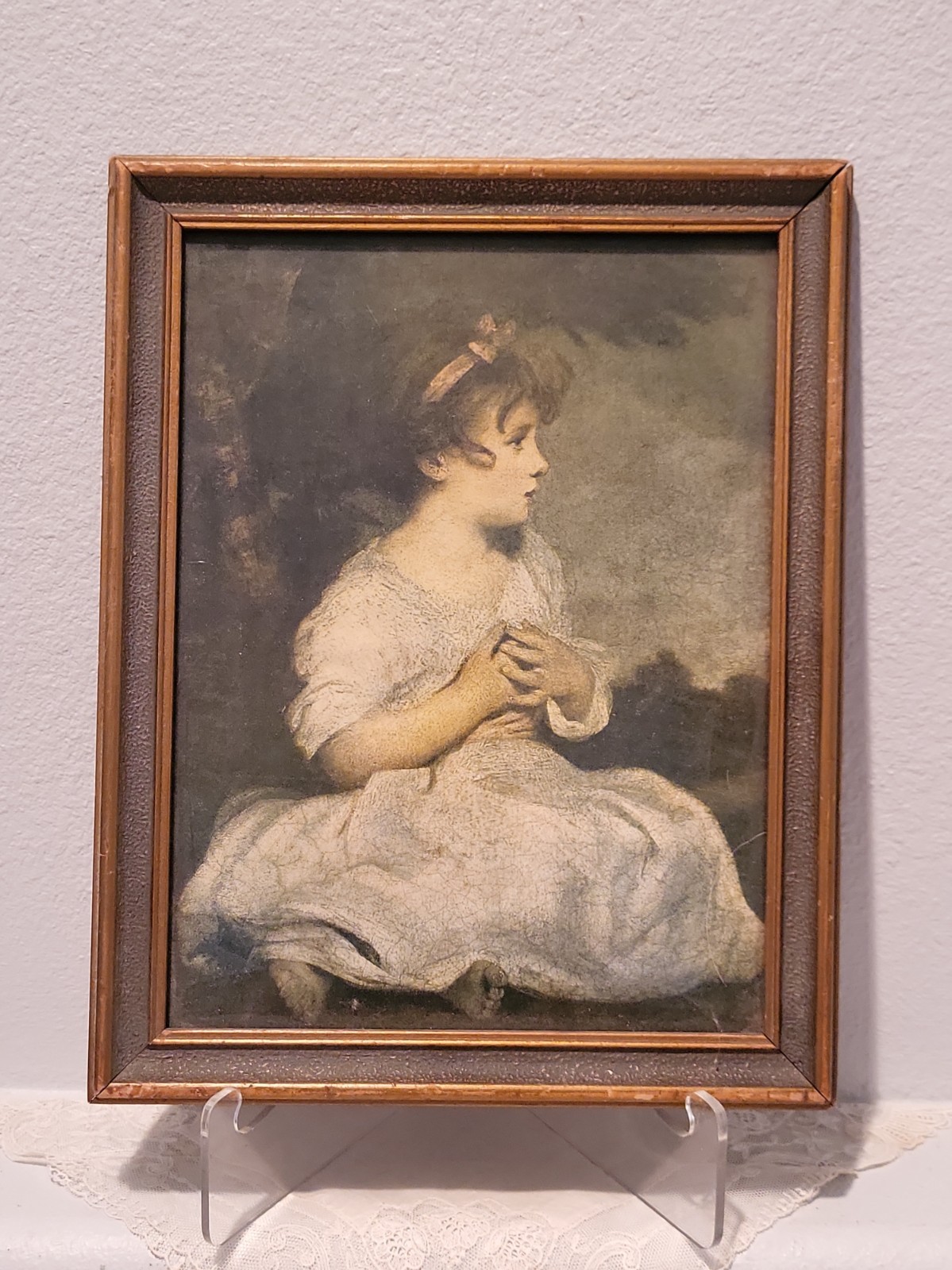 Framed Art Print Joshua Reynolds Age of Innocence Framed Art Print Old Antique 