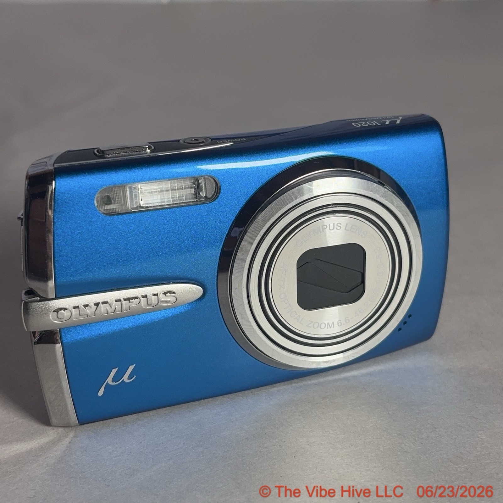 Olympus μ 1020 10.1 MP Digital Camera Blue - No Charger Olympus μ 1020 10.1 MP Digital Camera Blue - No Charger