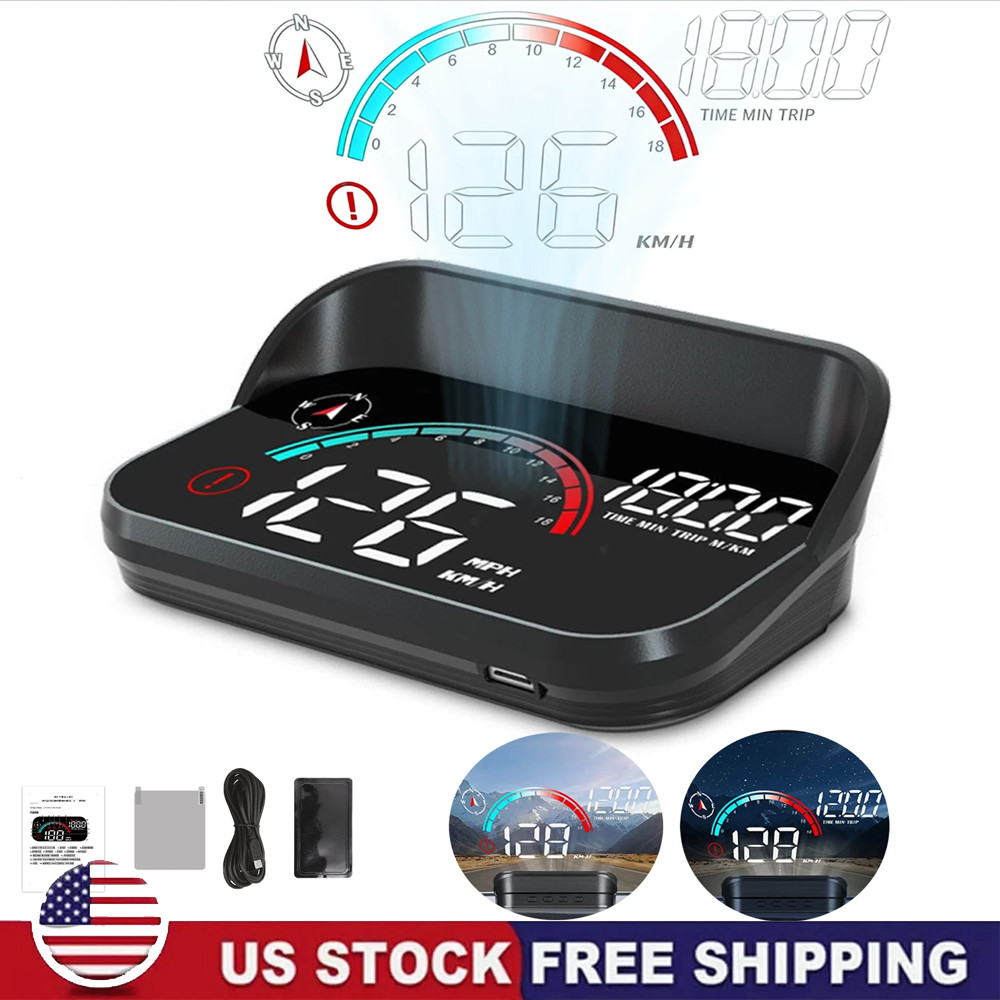 M22-GPS Digital Odometer Car HUD GPS Head Up Display Speedometer Speed MPH HUD