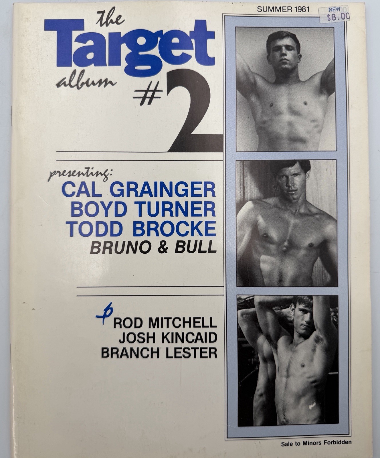 THE TARGET ALBUM #2 Summer 1981 TARGET STUDIOS New York Vintage Gay Mag HTF