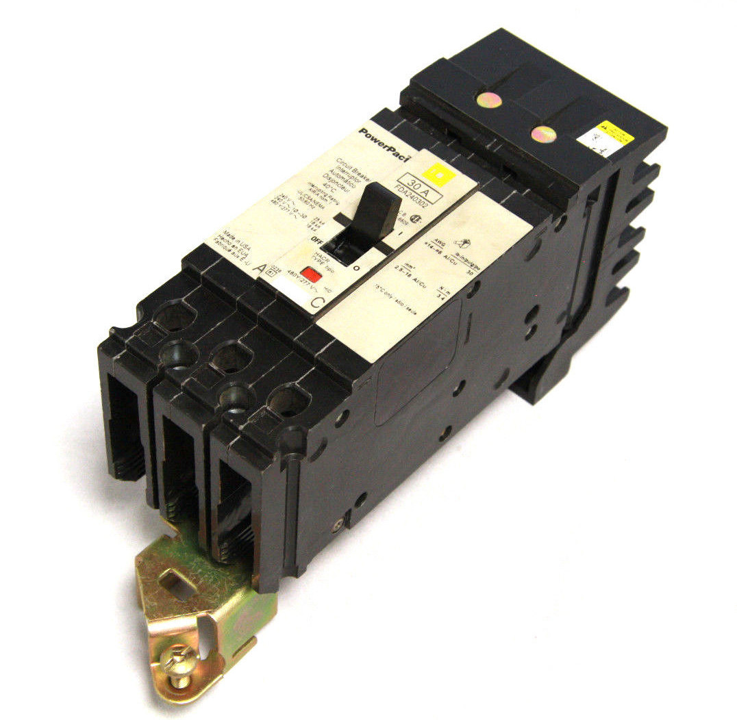 SQUARE D FDA240302 30A 2 Pole I-Line Circuit Breaker 480Y 277 VAC Power Pact