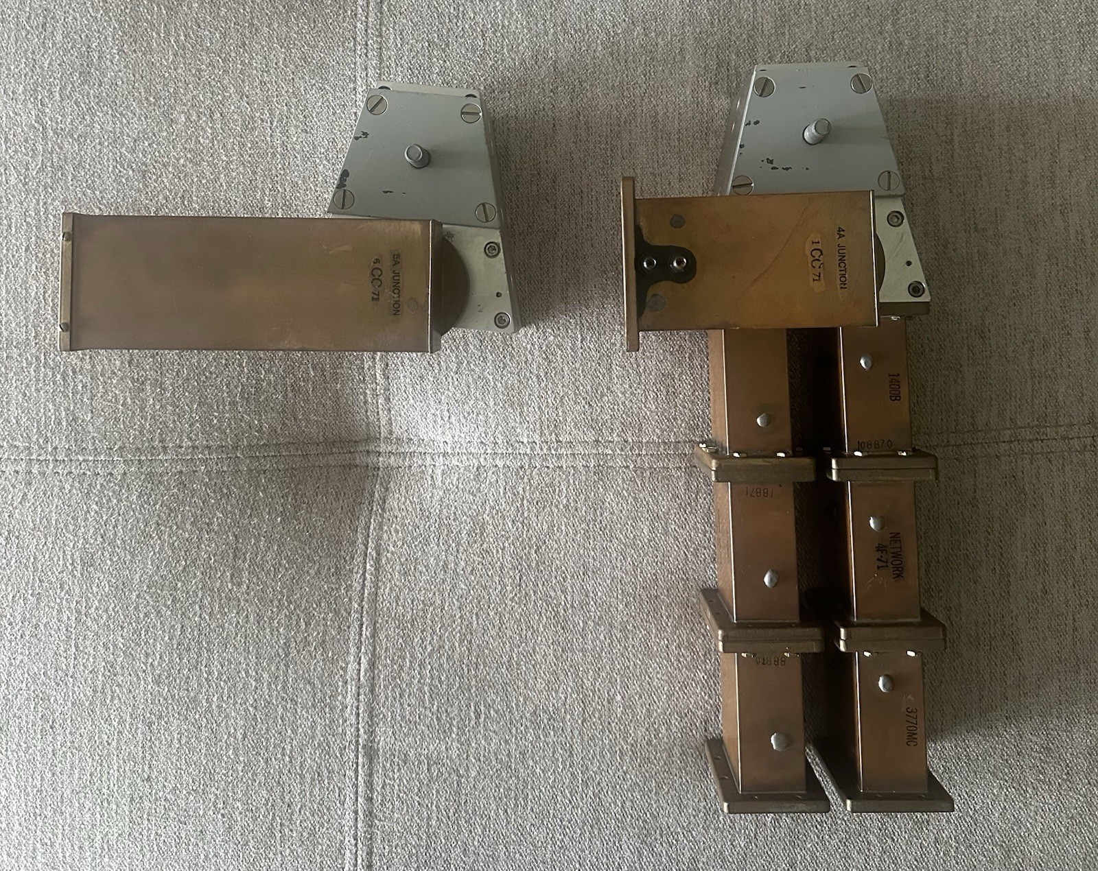 Rare Vintage Long Lines Microwave Waveguide System Components