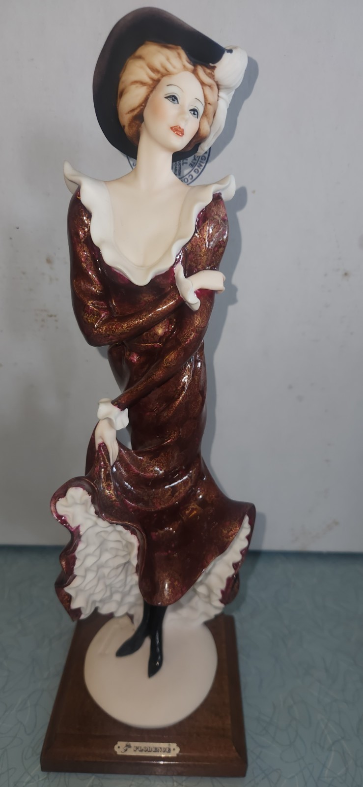 1990 PORCELAIN ARMANI GIUSEPPE ARMANI FIGURINE FLORENCE ITALY