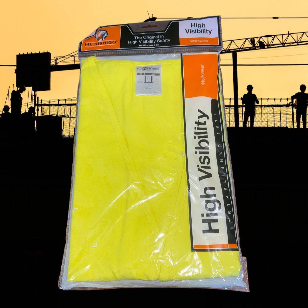 ML KISHIGO F442 Economy Class 2 FR Safety Vest CAT-2 New/Dead Stock. Size 2XL