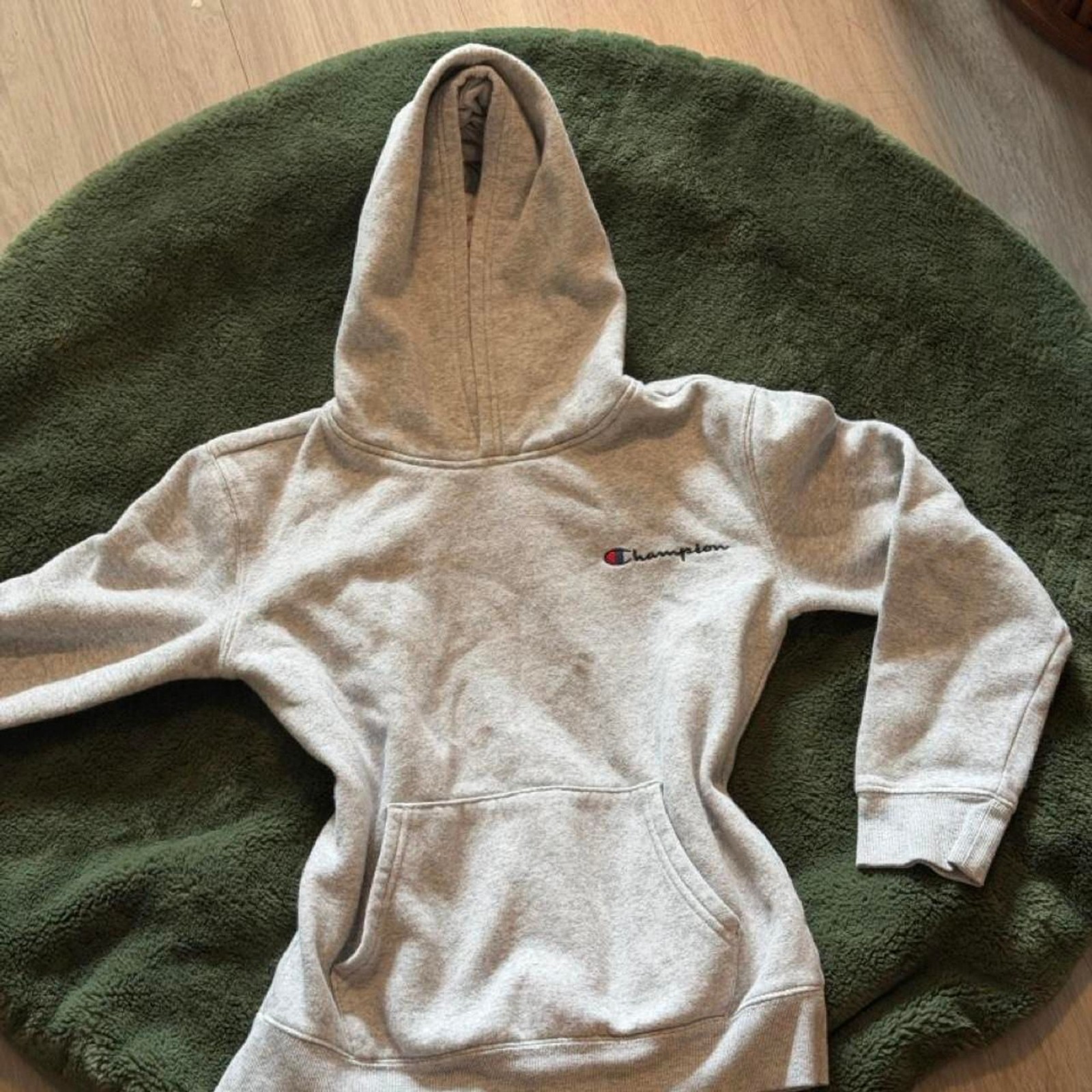 Champion Men\'s Grey Hoodie